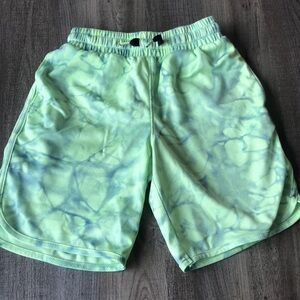 Gap Fit boys Green Tie-Dye Athletic Shorts